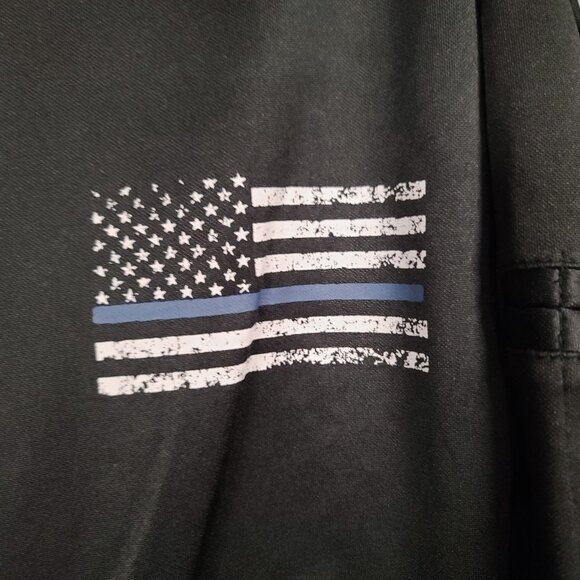 Rothco Hoodie Black Concealed Carry Thin Blue Line US Flag Pullover Sweatshirt M - Picture 3 of 16